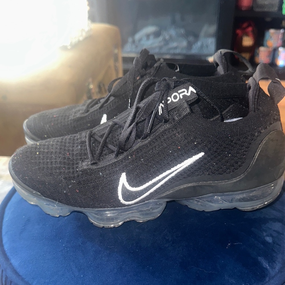 Nike Black and White VaporMax Sneakers